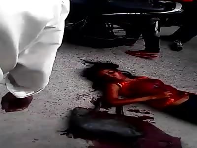 Girl Gets Stabbed 22 Times Dying in the Street