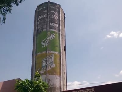 Man Jumps to His Death from a Water Tower