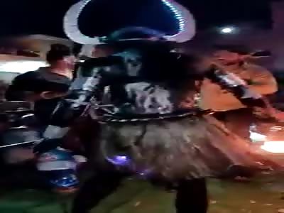 LOL: Actor Catches Fire During Stage Performance