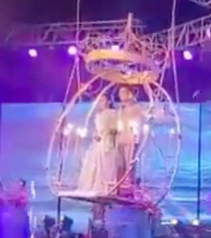 Wedding Turns Nightmare! Bride and Groom Fall from Swing.
