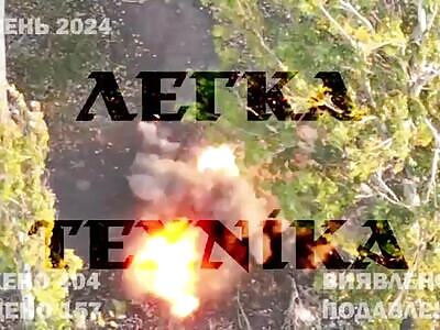 FPVs are killing Russians in Donbass (compilation)