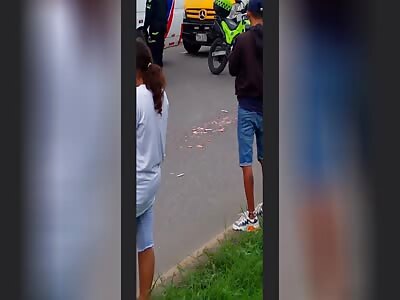 Brutal: Young Woman Run Over By Truck (Aftermath)