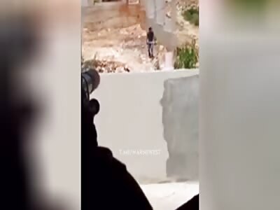 IDF soldier shoots kid in the genitalia 