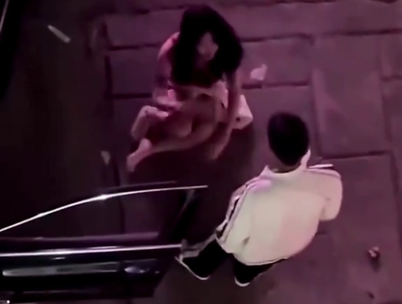 Chinese street hooker abused by unsatisfying client 