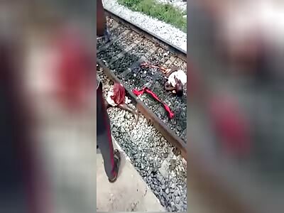 Man Cut In Half On The Tracks