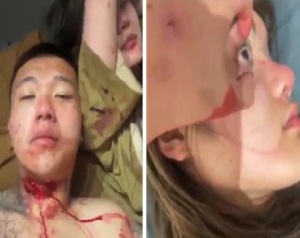 Dude Strangles his Girl to Death...Plays with Body