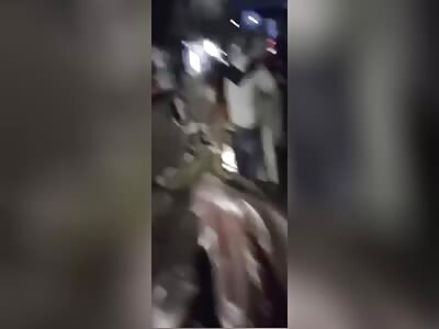 bitch run over in fight