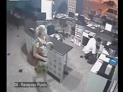 Receptionist saved a baby by catching it one handed