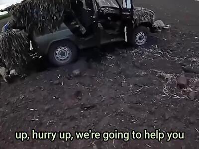 Ukrainian ambush against Russians in Kursk, Russia