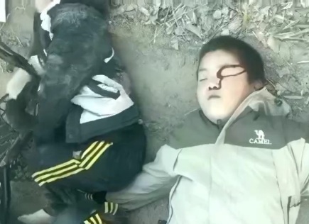 Two kids on bike crashed by speeding car one died on the spot 