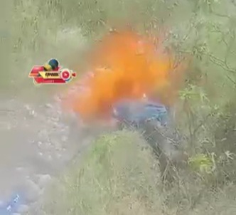 Thief Punished then Burned Alive 