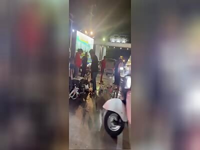 TONIGHT: The first accident motorcycle 2025 on Cambodia happy new year