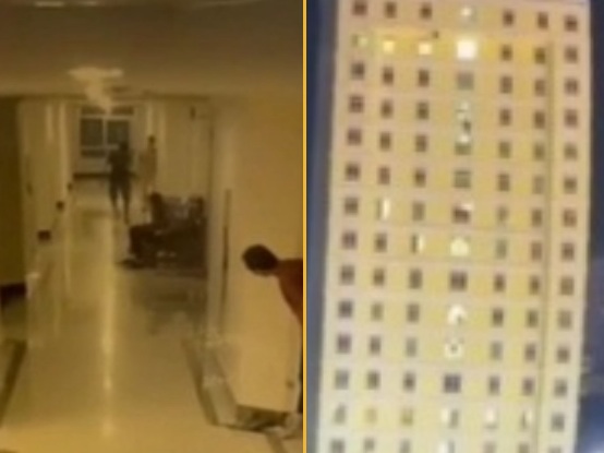 [FULL VIDEO]Suicidal Fall From a High-rise Building in Cambodia