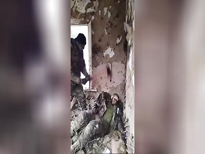 Corpse desecrated with axe