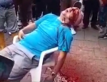 Old Ecuadorian man executed by sicario with a 6 bullet 