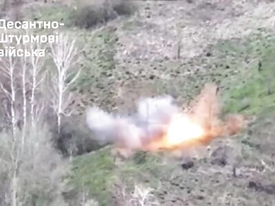 Russian group was blown up by mines in Kursk.