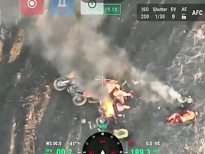 A squad of Russian suicide motorcycle riders.