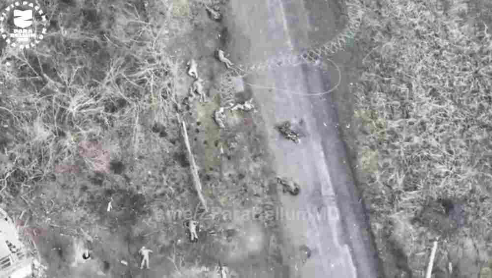 Ten Ukrainians sleeping after a 