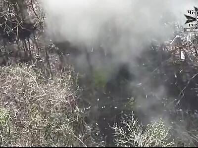 AFU in the trench caught fire after arrival.