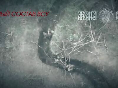 Clearing AFU strongpoint with airdrops before our attack 