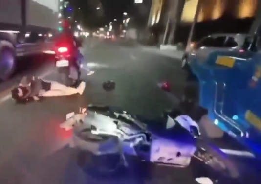 DEFINITELY HIS LAST MOTORCYCLE RIDE!!!!