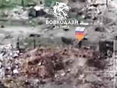 Ukrainian soldiers destroy Russian assault group in small arms battles