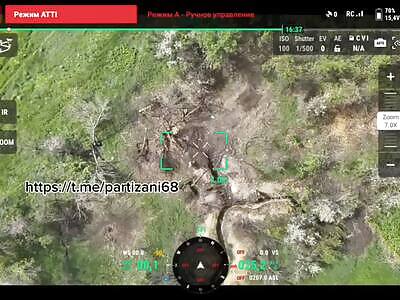 Combat work Konstantinovsky direction