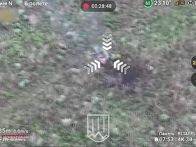 Drone slaps on Russians.