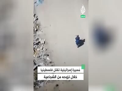 New video of an Israeli march that sends a Palestinian to his death