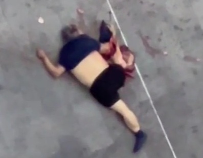 Depressed Chinese man commit suicide by jumping from balcony 