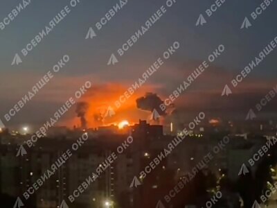 Kiev has been hammered all night.