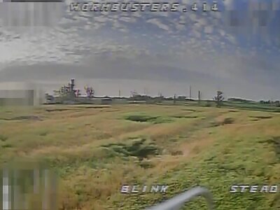  Russian orc in tall grass gets eviscerated by Ukranian FPV drone.