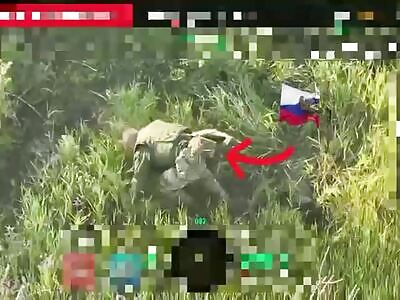 Processing Russians into minced meat.