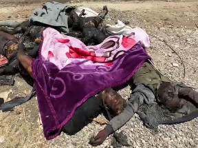 [1]Druzes militia burn HTS fighters dead bodies 