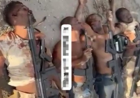 Confrontation between gangs and military police in Haiti 