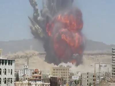 Massive Airstrike Blows Terrorists Into Oblivion