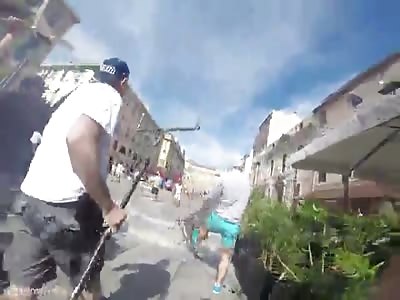 GoPro footage shows Russian fans causing violence in Marseille