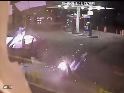 Rochester NY Gas Station Explosion Caught on Camera .. Man Nearly Killed
