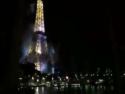 WARNING: Fire at the Eiffel Tower July 14, 2016