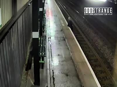Horrific footage shows moment man was paralysed on railway