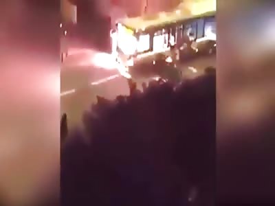 In Paris, France- Muslims FireBomb Bus, Shout Allahu Akbar