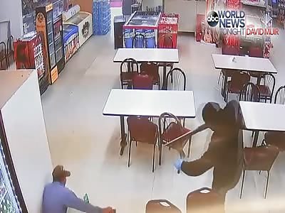 Shocking Video Shows Three Armed Robbers Shooting up a Supermarket in Houston
