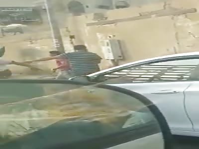 shocking footage of  man stoned in jedda