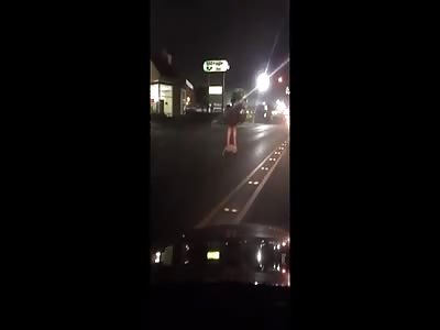 Man is run over when he just wanted anal from a car.
