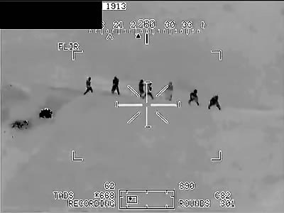 Apache AH-64 Takes Out a Group of Taliban