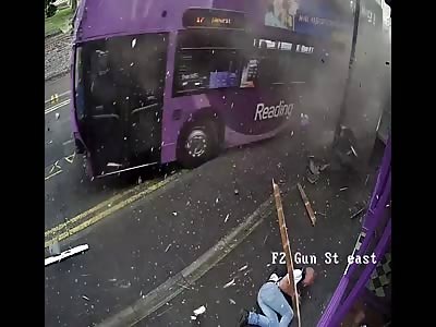 Man miraculously survives being hit by out of control bus