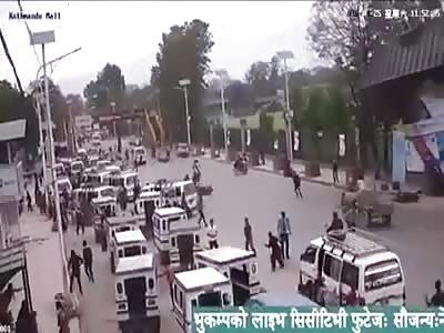 Drama Domain Nepal Earthquake s Severity Captured In CCTV Footage