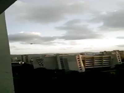 Dramatic footage shows helicopter attack in Venezuela