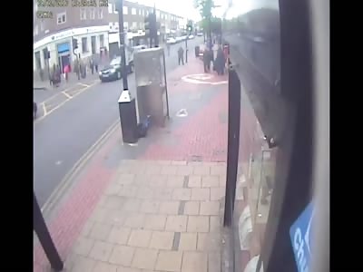 Horrific daylight stabbing caught on CCTV