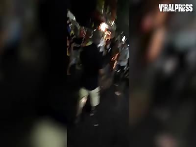 Tourist Fighting On Pattaya Walking Street